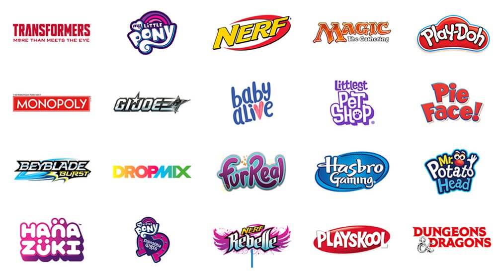 Hasbro's family of toy and entertainment brands